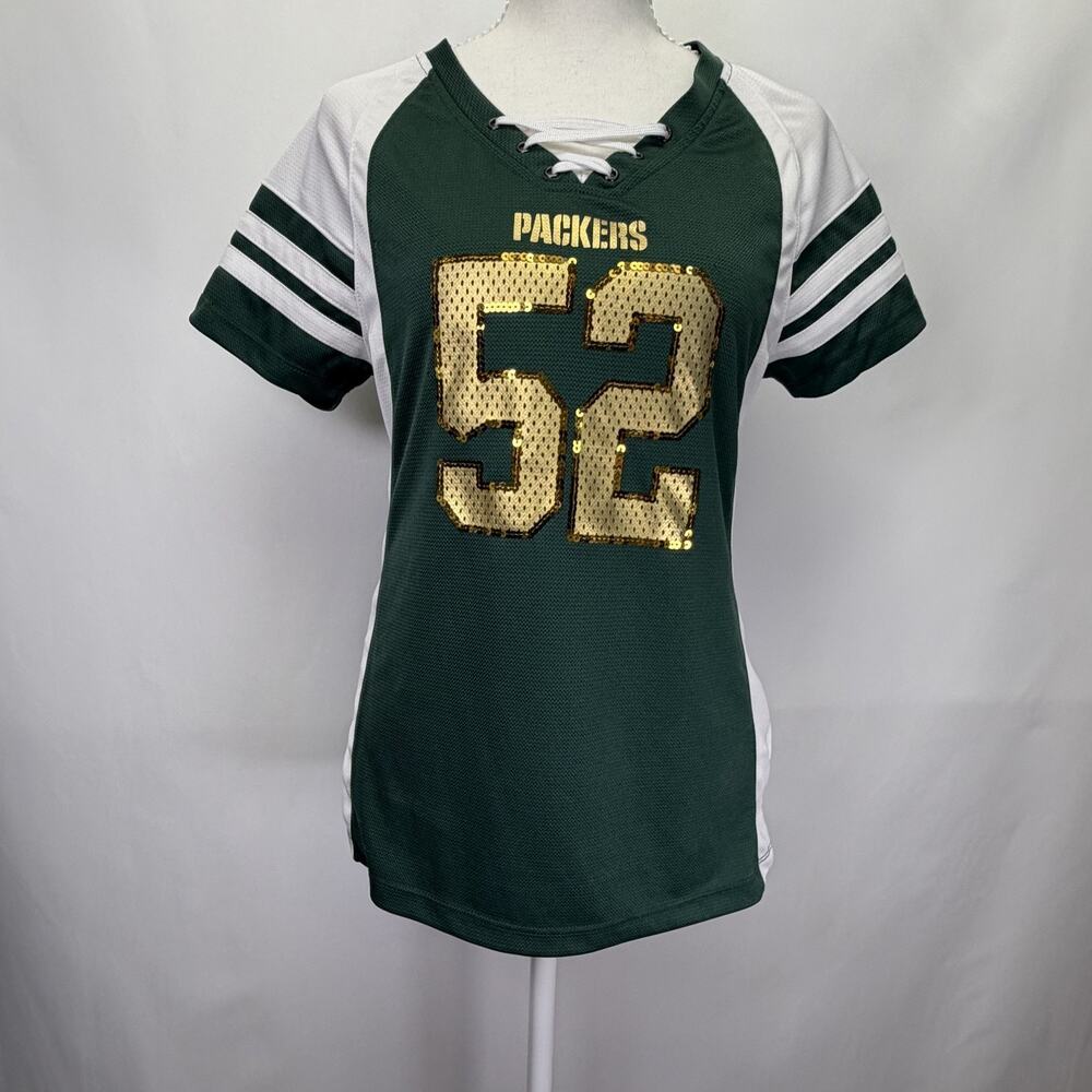 Majestic Fan Fashion Women's M Jersey Shirt GREEN BAY Packers Clay Matthews' #52